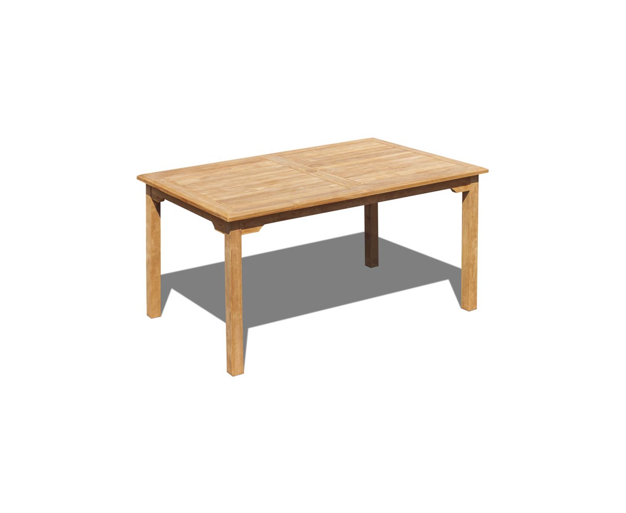 Sandringham 5ft Teak Hardwood Rectangular Garden Table
