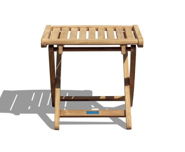Cheltenham Teak Adjustable Footstool | Outdoor Side Table