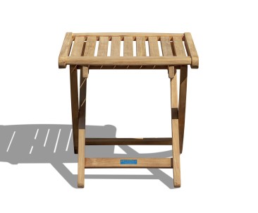 Cheltenham Teak Adjustable Footstool | Outdoor Side Table