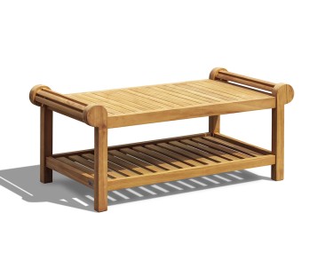 Teak Wood Lutyens-Style Coffee Table