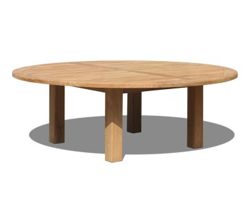 Titan Teak Round Outdoor Table - 2.2m