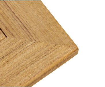 Balmoral Teak Chunky Square Garden 3ft Table