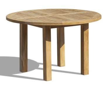 Titan Round Chunky Garden Table - 120cm