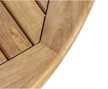 Titan Round Chunky Garden Table - 120cm