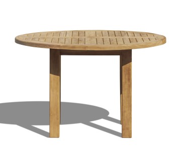 Titan Round Chunky Garden Table - 120cm