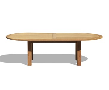 Titan Teak Oval Outdoor Dining Table - 2.6m