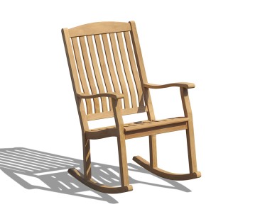 Garden Rocking Chair - Teak Outdoor Patio Rocker