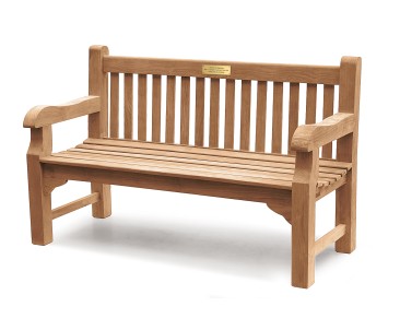 Balmoral 5ft Teak Park - Street Bench |  Heavy Duty Garden Bench