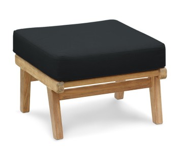 Eero Mid-Century Deep Seated Teak Garden Set with Ottoman - 5 Seater