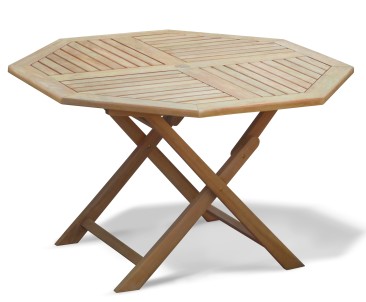 Suffolk Octagonal Folding Garden Table and Chairs Set