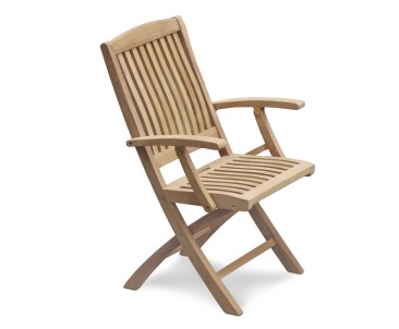Bali Teak Folding Outdoor Armchair