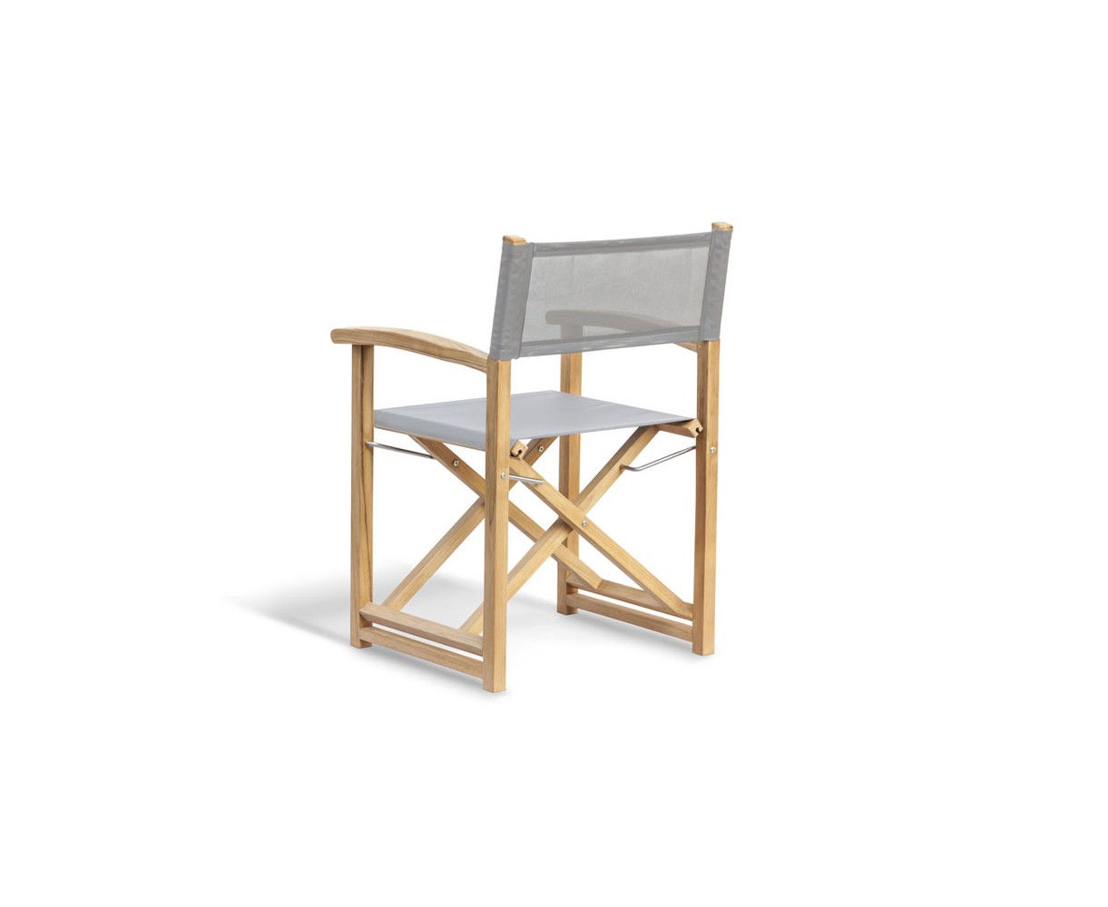 Canfield 90cm Square Table with 4 Director’s Chairs