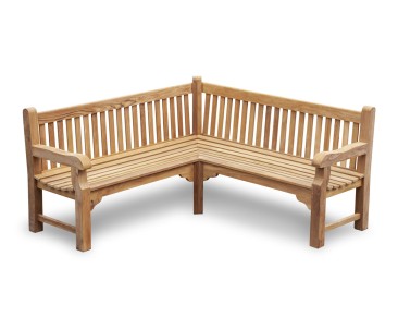 Balmoral Teak 1.8m Corner Garden Bench
