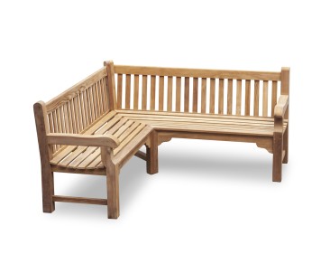 Balmoral Teak 1.8m Corner Garden Bench