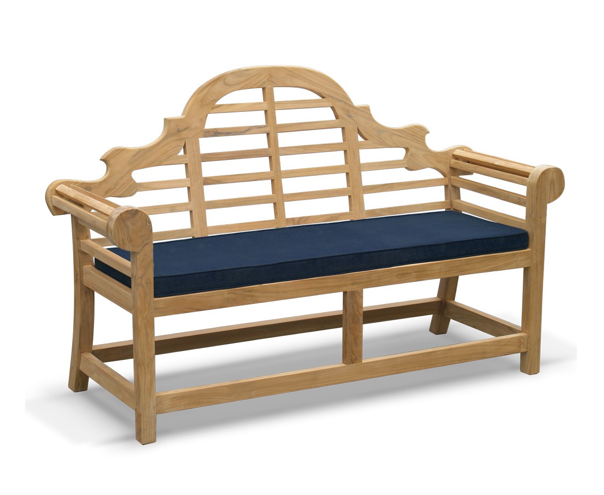 Teak Lutyens-Style Bench 1.65m