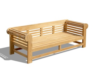 Lutyens-Style Outdoor Daybed, Teak
