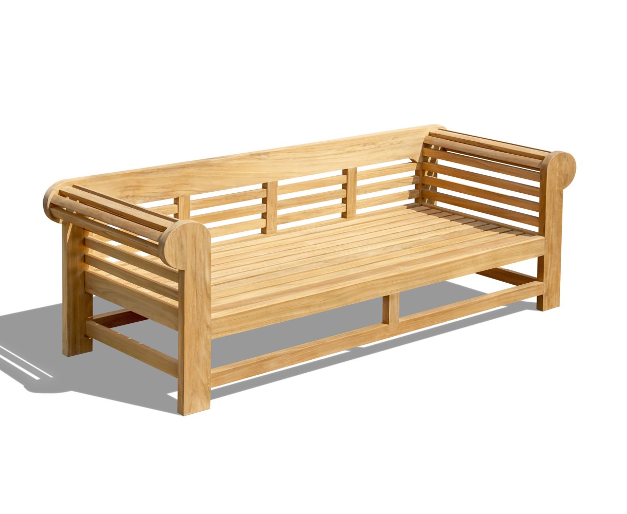 Lutyens-Style Outdoor Daybed, Teak