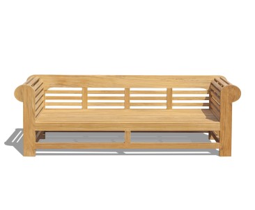 Lutyens-Style Outdoor Daybed, Teak