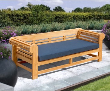 Lutyens-Style Outdoor Daybed, Teak