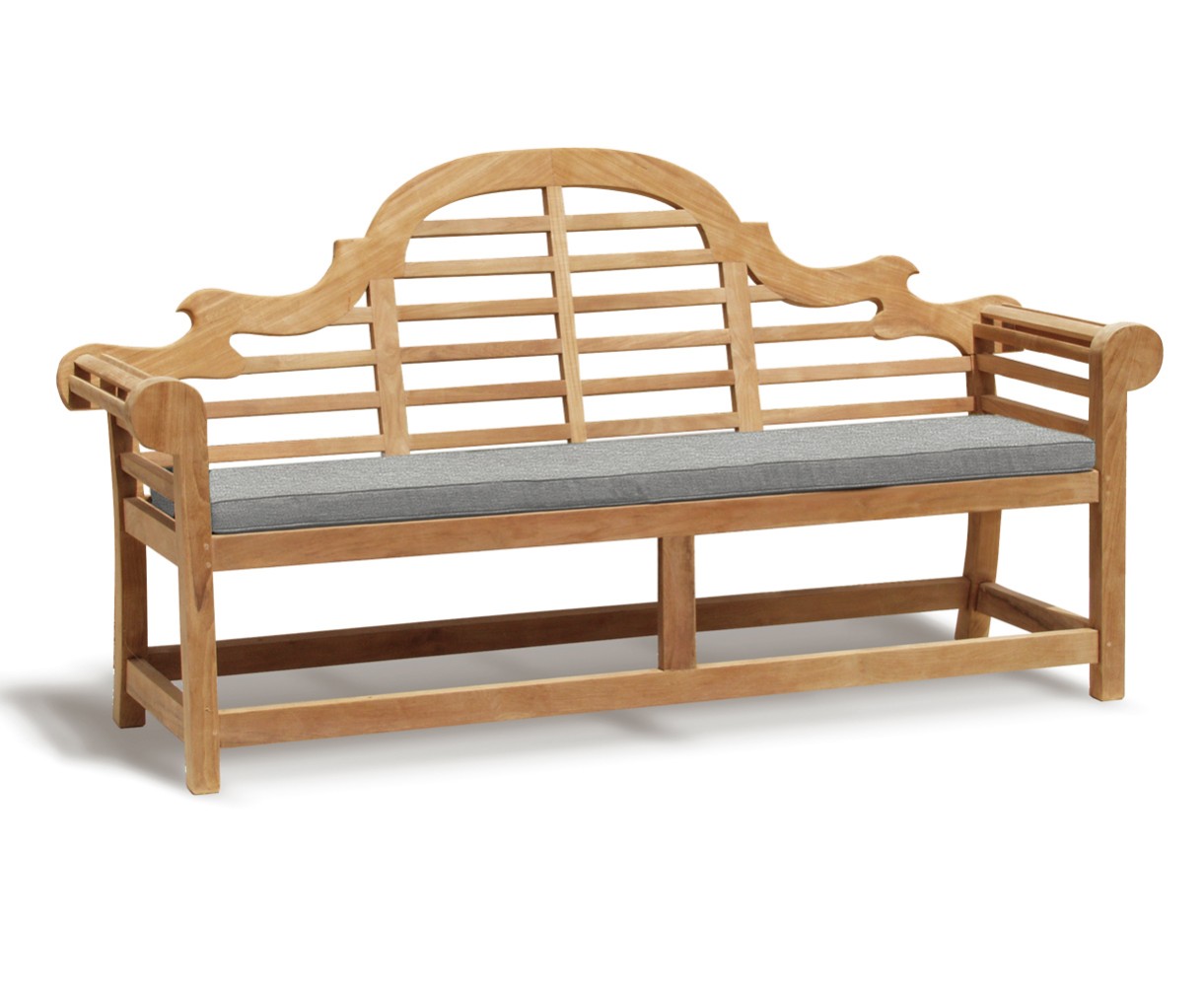 Teak Lutyens-Style Table with Bench and Chairs - 1.95m