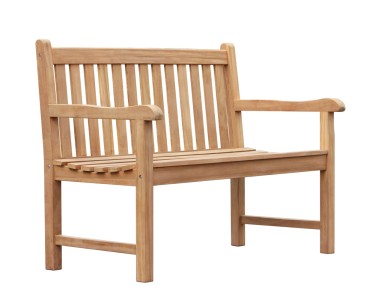 York Teak Garden Bench, Flat Pack - 1.2m