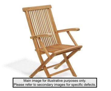 Teak-Protected Ashdown Armchair - Used: Good