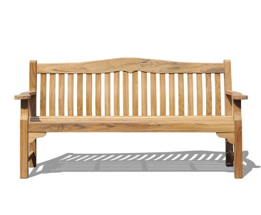 1.8m Teak Rose Garden Bench