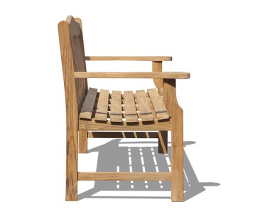 1.8m Teak Rose Garden Bench