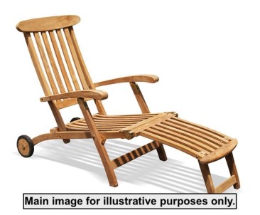 Steamer Chair with wheels - Used: Good