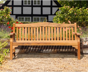 1.8m Teak Rose Garden Bench