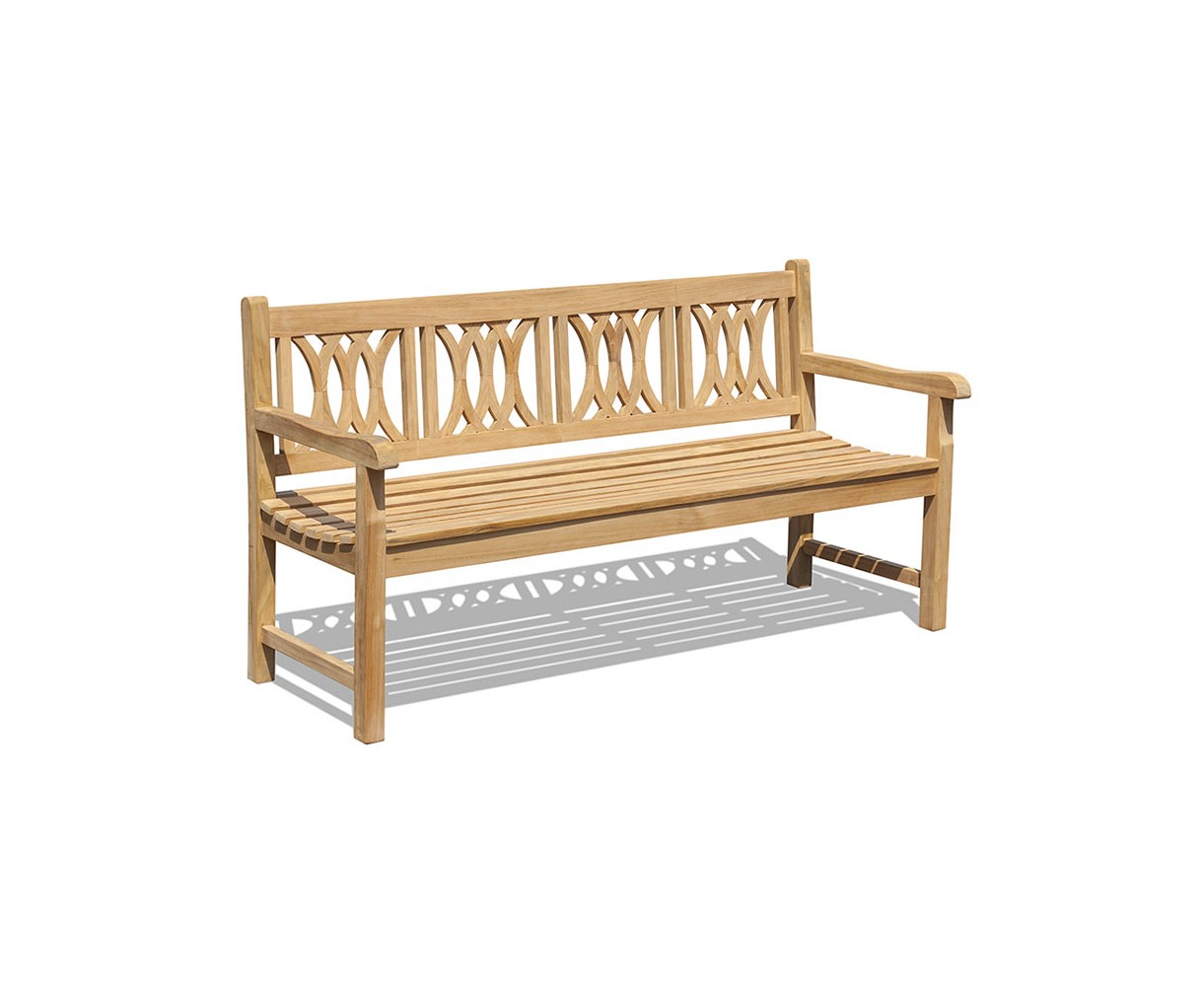 Grosvenor Teak Decorative 1.8m Bench