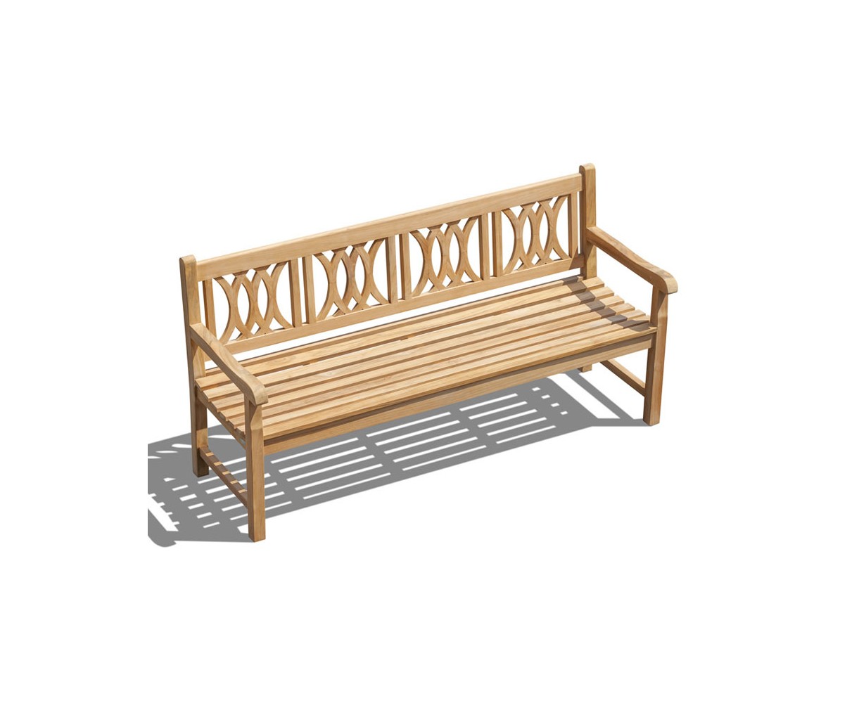 Grosvenor Teak Decorative 1.8m Bench