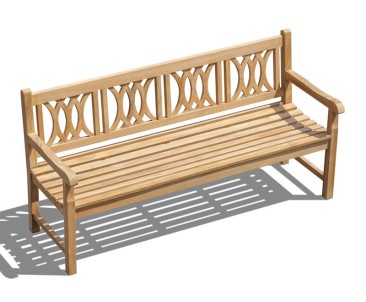Grosvenor Teak Decorative 1.8m Bench