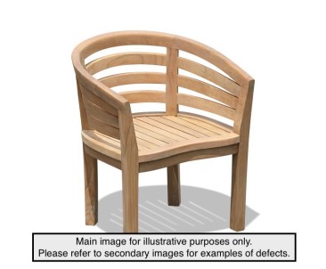 Kensington Teak Banana Armchair - Used: Acceptable