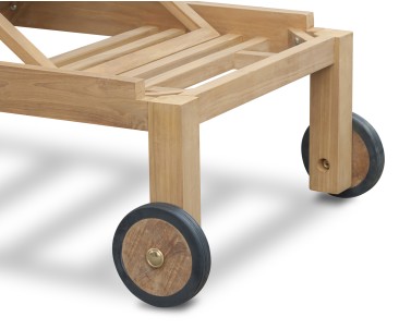 Brompton Sun Lounger, Reclining, Teak