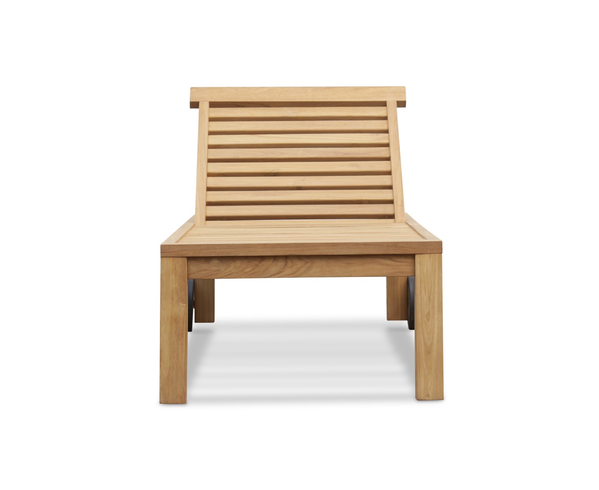 Brompton Sun Lounger, Reclining, Teak