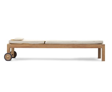 Brompton Sun Lounger, Reclining, Teak