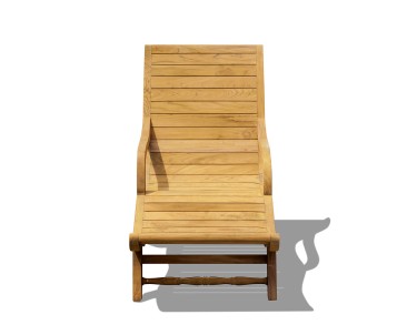 Capri Sunlounger, Reclaimed Teak