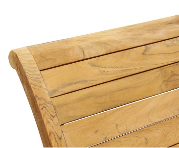 Capri Sunlounger, Reclaimed Teak