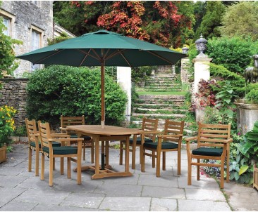 Yale 6 Seat Teak Dining Set