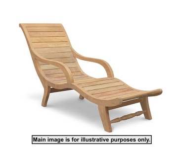 Capri Teak Sun Lounger - Used: Good