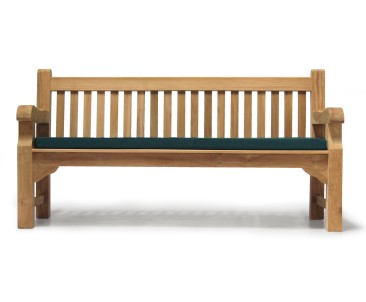 Balmoral Park Bench 6ft Teak Street Bench - 1.8m