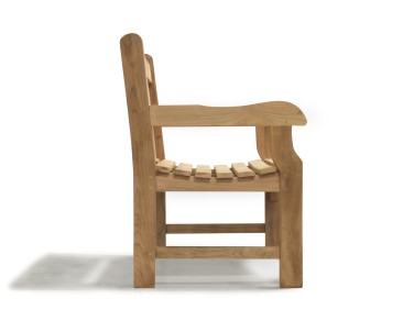 Balmoral Park Bench 6ft Teak Street Bench - 1.8m