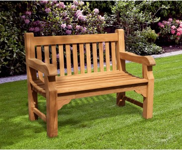 Balmoral 4ft Teak Park Bench
