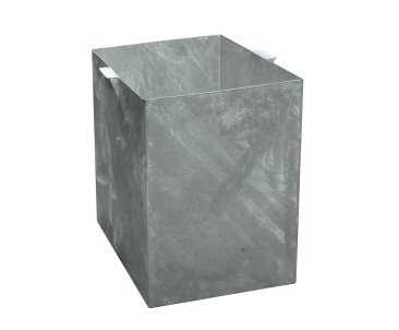 Outdoor Club Litter Bin, Teak and Steel