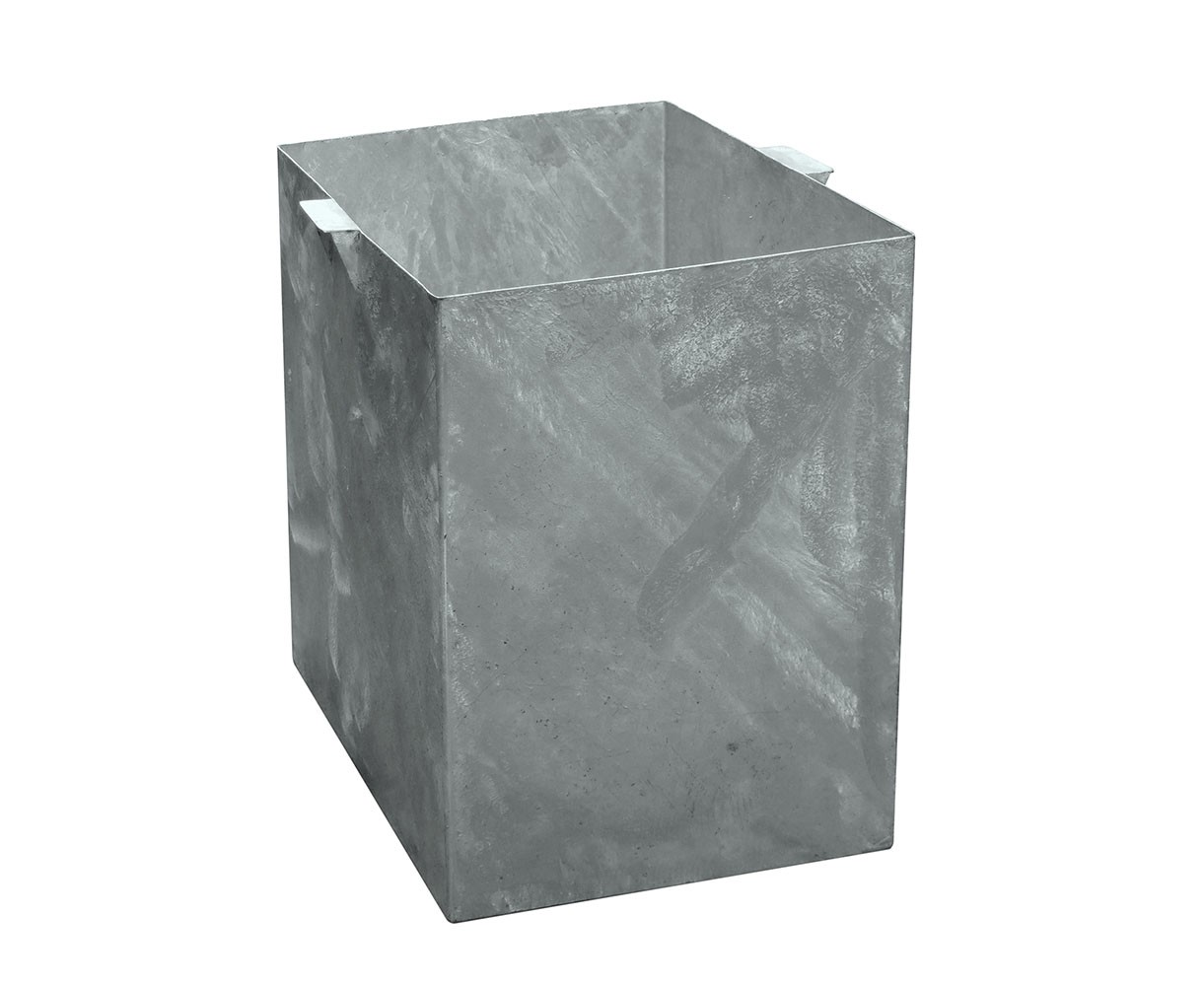 Outdoor Club Litter Bin, Teak and Steel