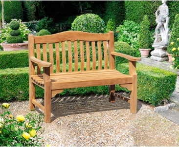Rose Garden Teak Bench - 1.2m