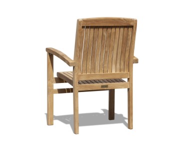 Bali Teak Garden Stackable Chair