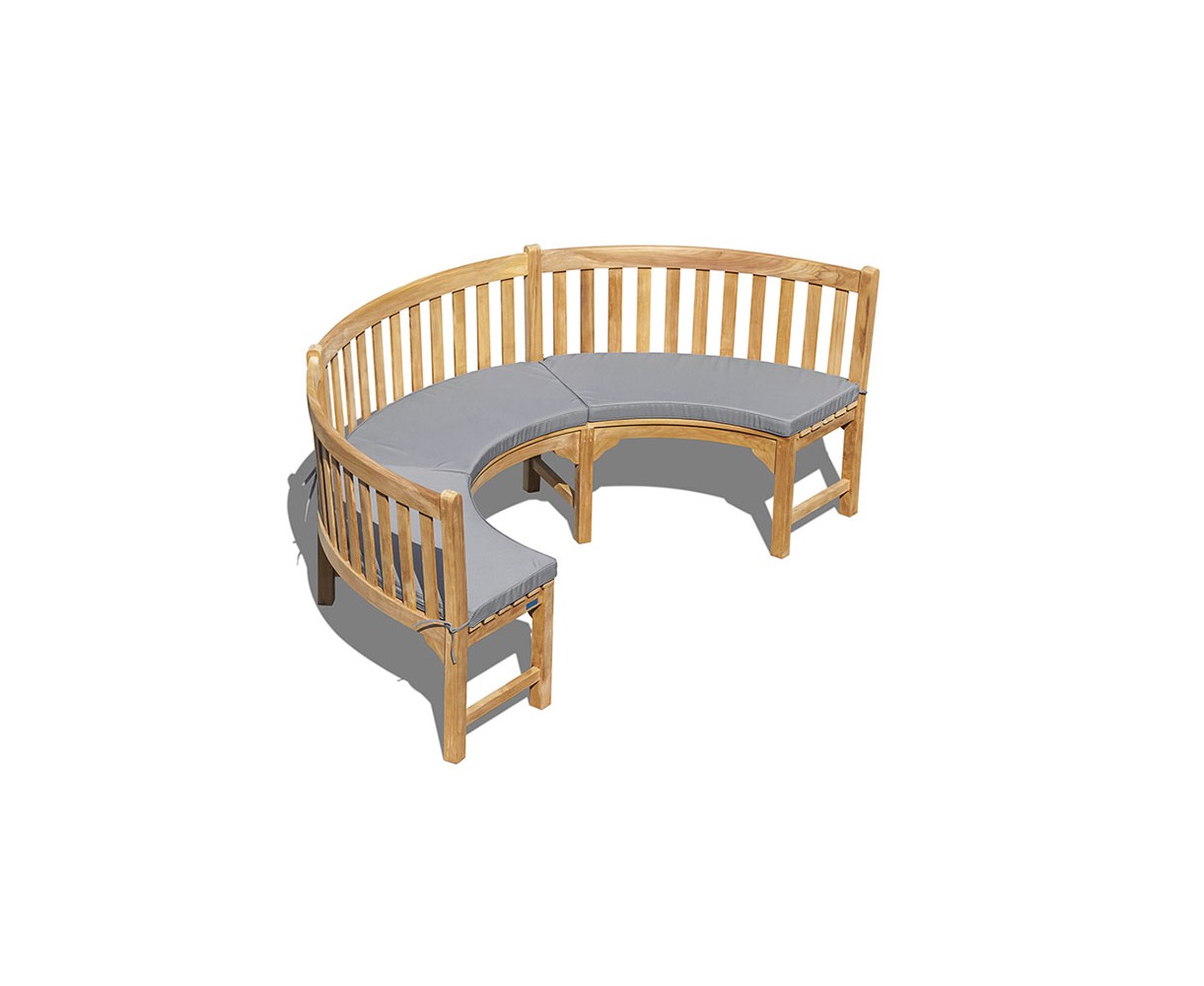 Semi Circle Curved Outdoor Seat Seating Area Semi Circular Outdoor