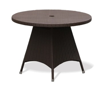 Riviera 1m Flat Weave Round Table - NEW: End of Line